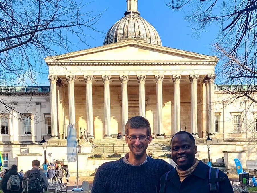 Otim Geoffrey and Alex at UCL