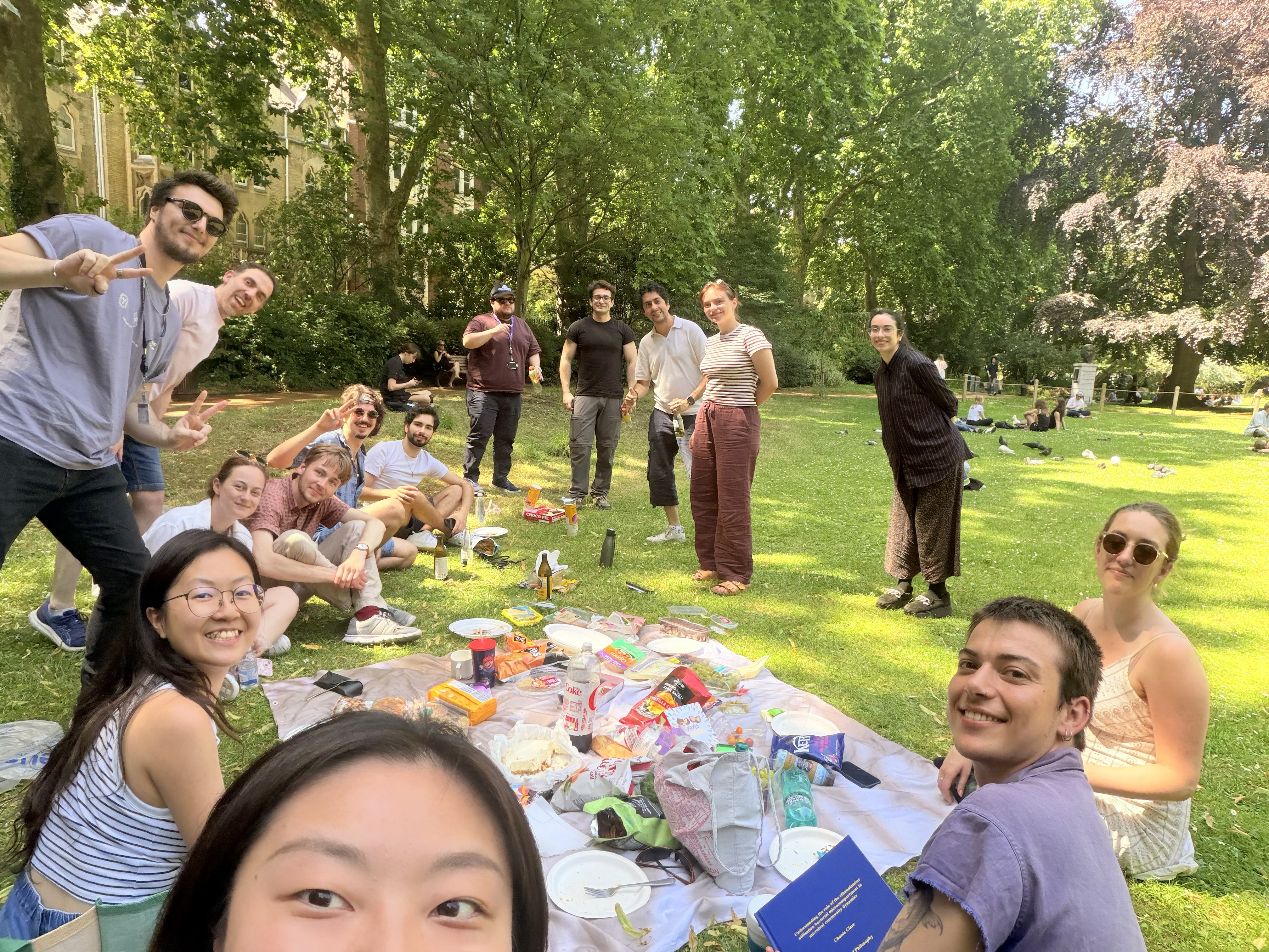 A group photo of us at the picnic