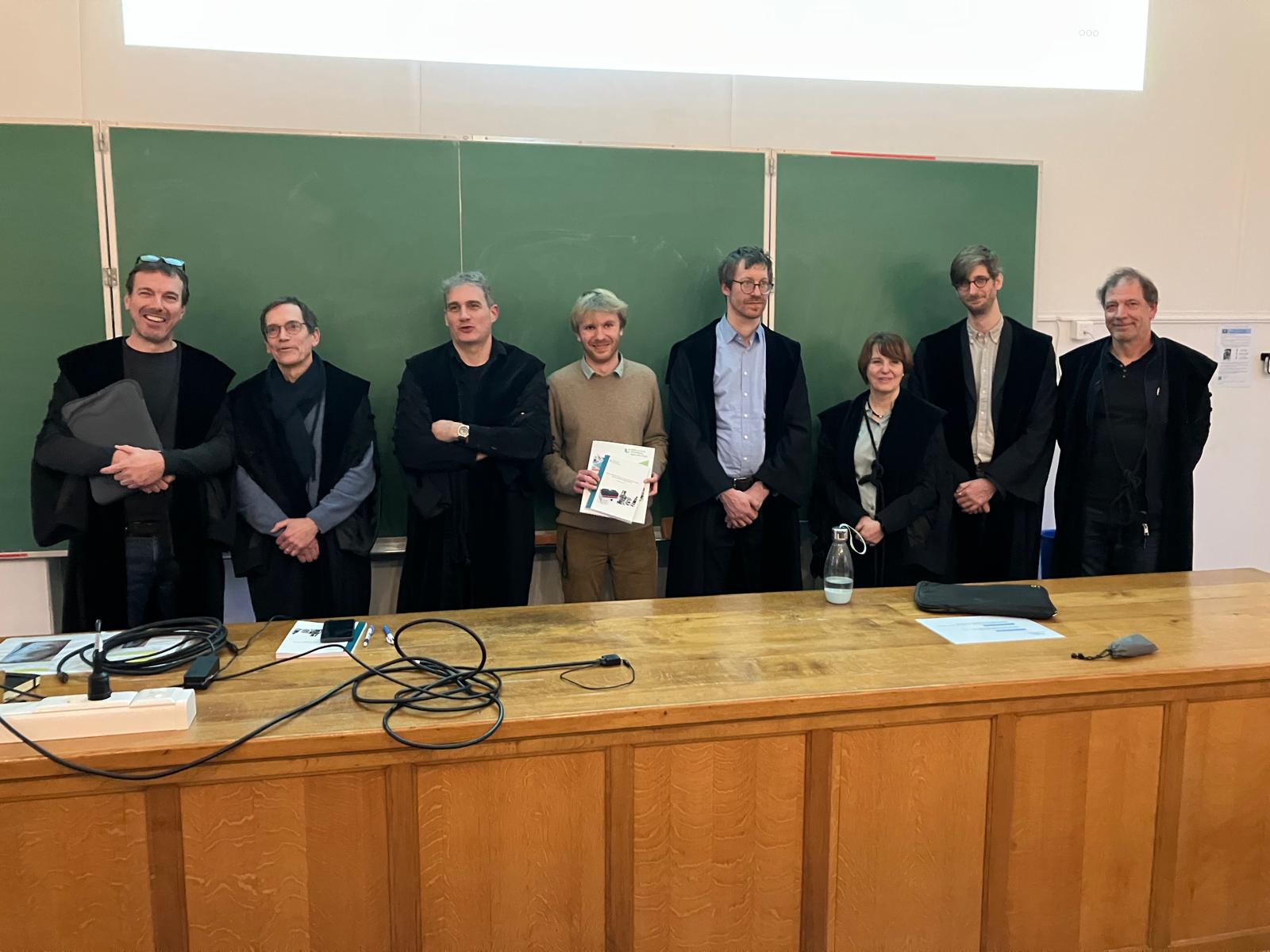 PhD jury at Lucas Henrion's viva