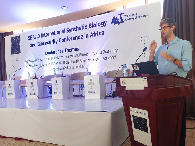 Presenting at Synbio Africa 2.0