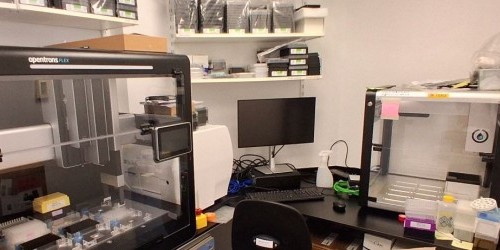 Photo of an automated experimental platform in Fedorec Research Group.